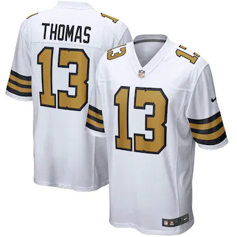 mens nike michael thomas white new orleans saints alternate